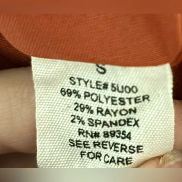 No Comment Womens Long Sleeve Turtleneck Rust Waffle Weave Bodycon Dress Sz Sm - Picture 5 of 8